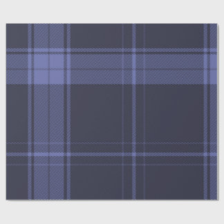Future Dusk Tartan Geschenkpapier