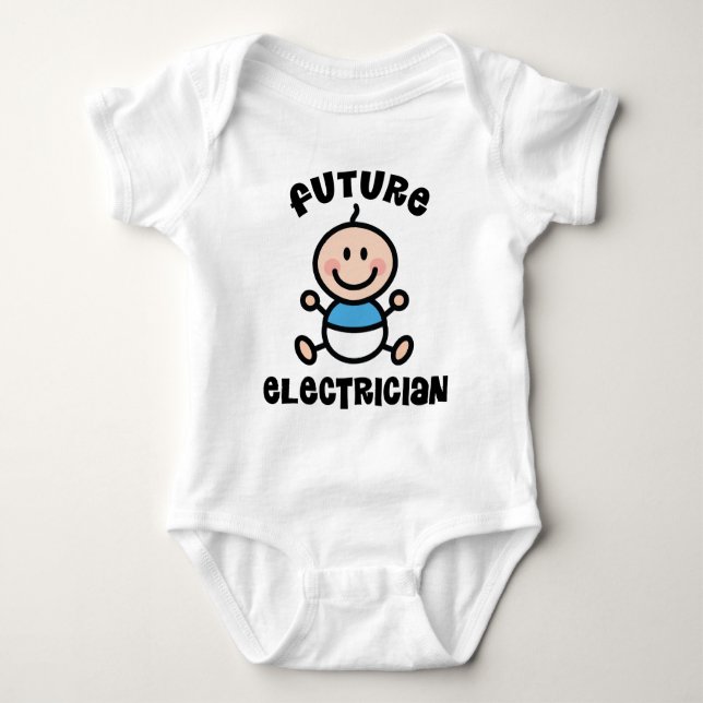 Future Electrical Baby Gift Baby Strampler (Vorderseite)