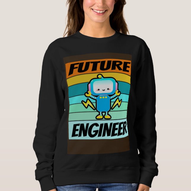 Future Engineer Shirt Boys Girls Software Engineer (Vorderseite)