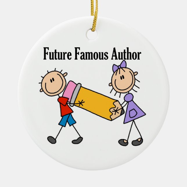 Future Famous Author Keramikornament (Vorne)