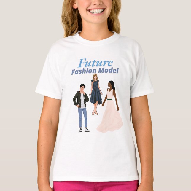 Future Fashion Model T-Shirt (Vorderseite)