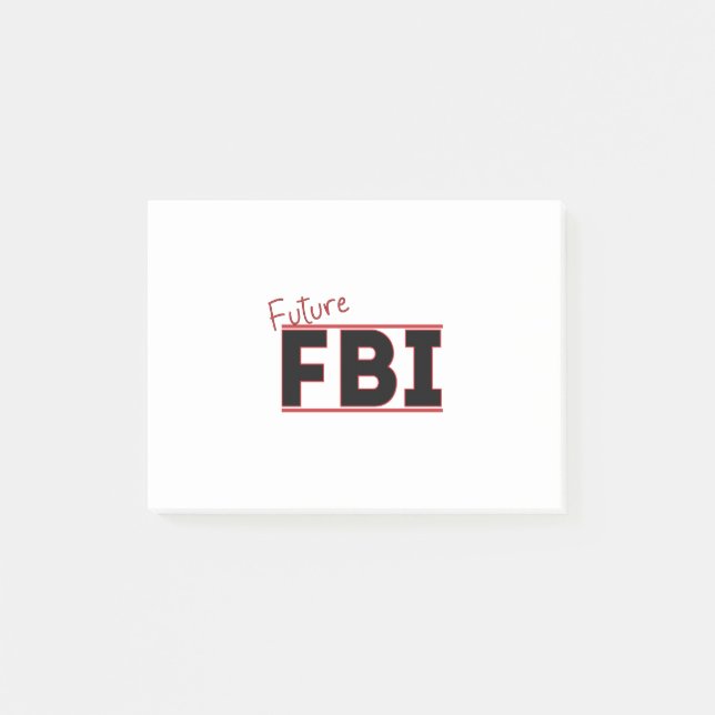 Future FBI Post-it Klebezettel (Vorderseite)