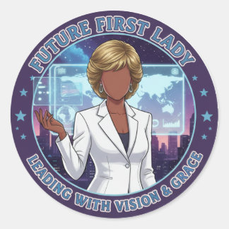 Future First Lady Sticker Empowerment Leadership