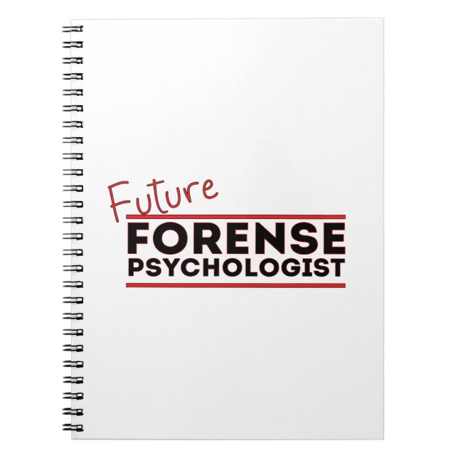 Future Forense Psychologe Notizblock (Vorderseite)