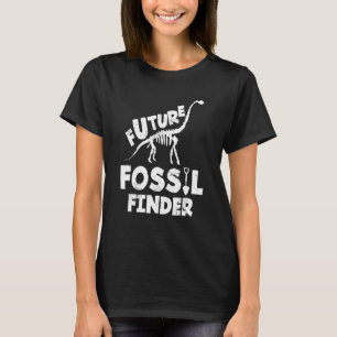 Future Fossil Finder Paleontology Paläontologin T-Shirt