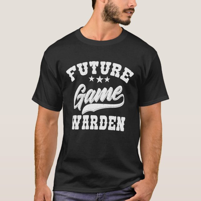 Future Game Warden Wildlife Officer T-Shirt (Vorderseite)