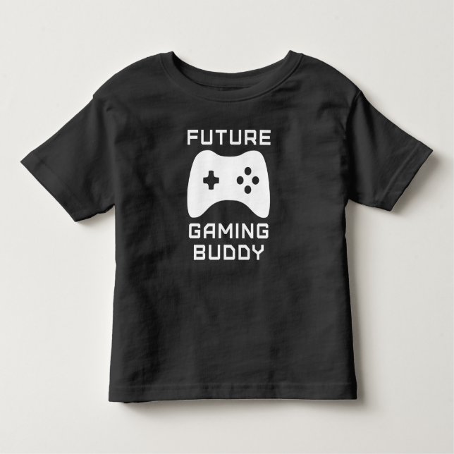 Future Gaming Buddy Kindermädchen Kind Funny Kleinkind T-shirt (Vorderseite)