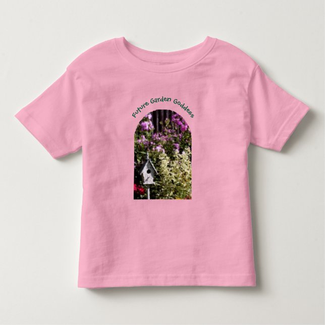 Future Garden Goddess Cute Kleinkind T-shirt (Vorderseite)