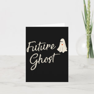 Future Ghost Funny Last Minute Retro Halloween Cos Karte