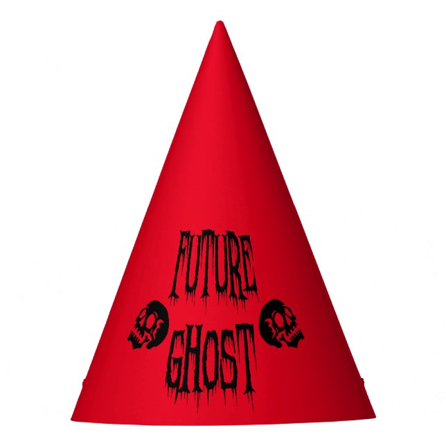 Future Ghost Paper Party Partyhütchen (Vorderseite)