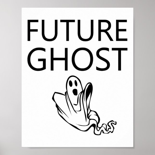 Future Ghost-Shirt Poster (Vorne)