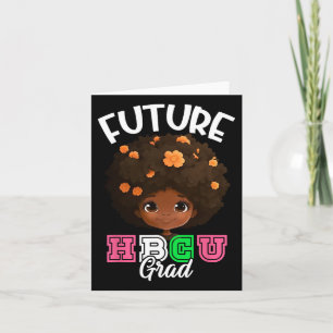 Future Hbcu Abschluss Black Girl Afro Uni Gra Karte