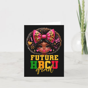 Future Hbcu Grad Black Girl Kids Abschluss Hbcu C Karte