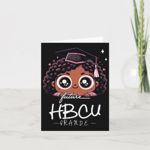 Future Hbcu Grad Black Girl Kids Abschluss Hbcu Karte