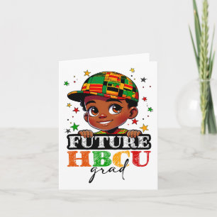 Future Hbcu Grad Black History Boys Kinder Graduat Karte