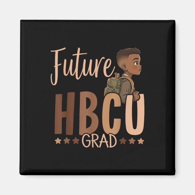 Future Hbcu Grad Black History Month Boy Graduatio Magnet (Vorne)