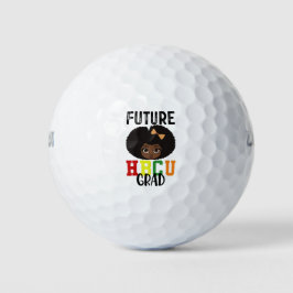 Future HBCU Grad Girl Abschluss Black Uni Golfball