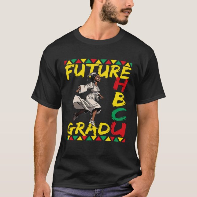 Future HBCU Grad History Black College Youth Kids  T-Shirt (Vorderseite)