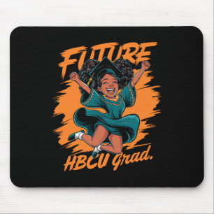 Future Hbcu Grad History Black Uni Youth Kids Mousepad
