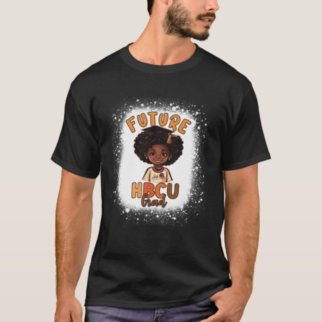 Future HBCU Graduate Afro Black College Graduation T-Shirt (Vorderseite)