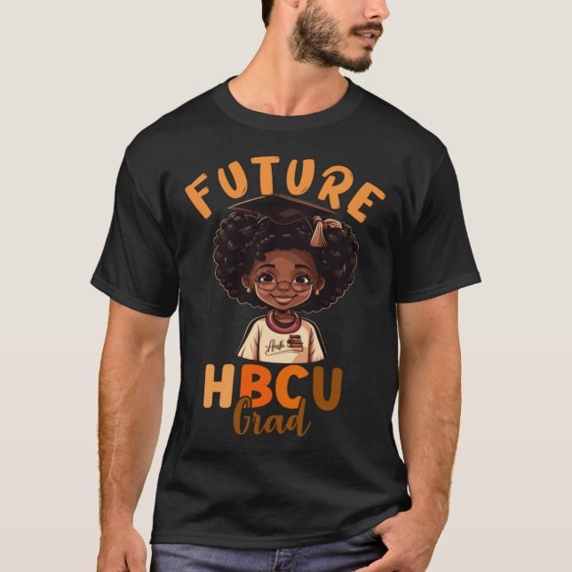 Future HBCU Graduate Afro Black College Graduation T-Shirt (Vorderseite)