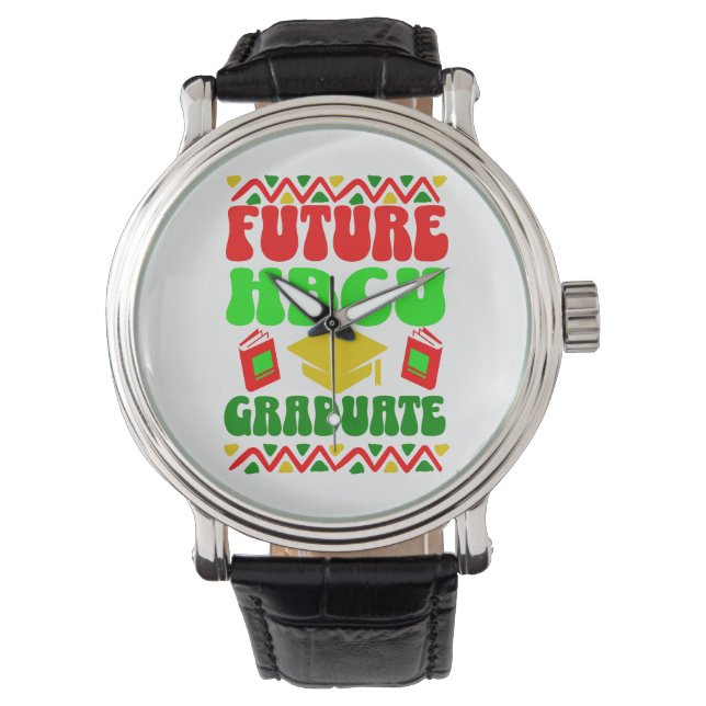 Future HBCU Graduate. Armbanduhr (Vorderseite)