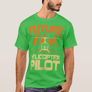 Future Hubschrauber Pilot Geschenk T-Shirt