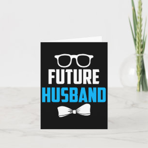 Future Husband Bachelor Party Wedding Groom Sprich Karte