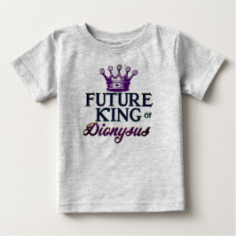 Future King of Dionysus Baby Romper Mardi Gras T-shirt