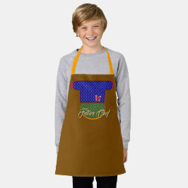 Future Koch Kids Brown Schürze