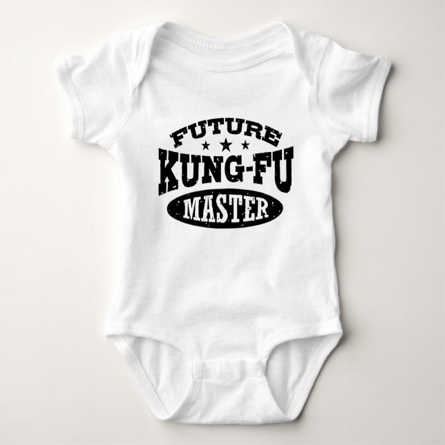 Future Kung Fu Master Baby Strampler (Vorderseite)
