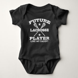 Future Lacrosse Player Baby Strampler