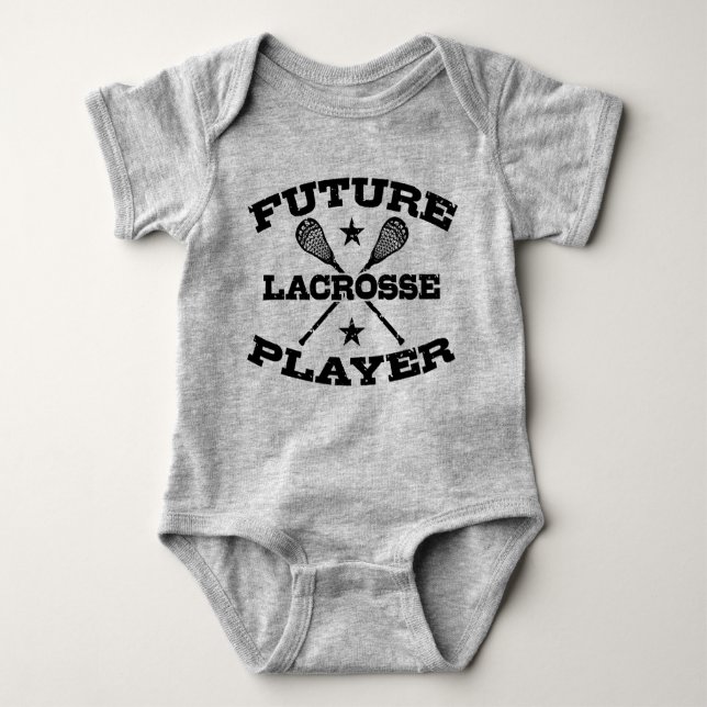 Future Lacrosse Player Baby Strampler (Vorderseite)
