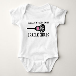 Future Lacrosse Player Cradle Skills Baby Girl Baby Strampler