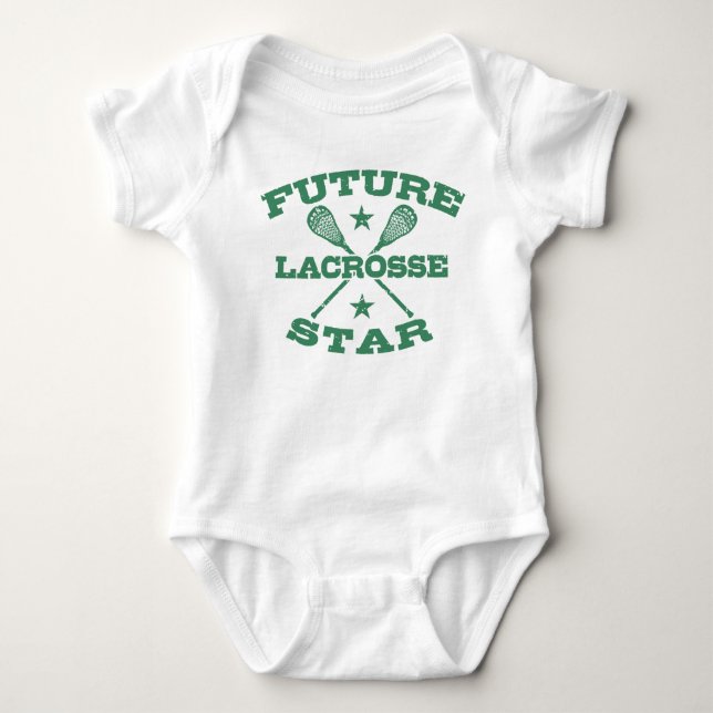 Future Lacrosse Star Baby Strampler (Vorderseite)