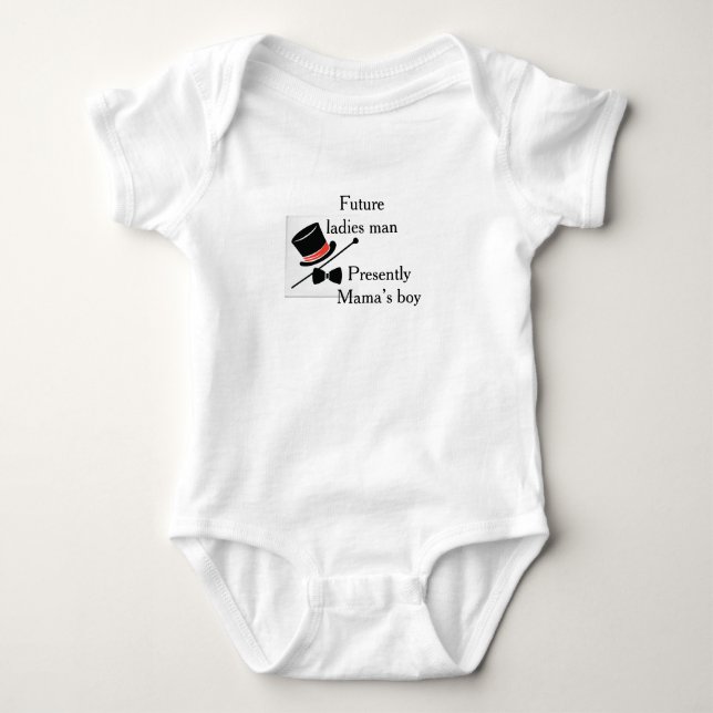 "Future Ladys Man" Baby T - Shirt (Vorderseite)