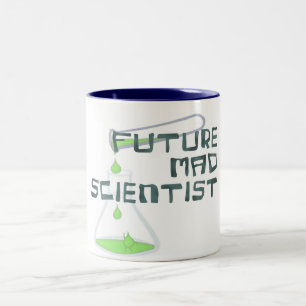 Future Mad Scientist Zweifarbige Tasse