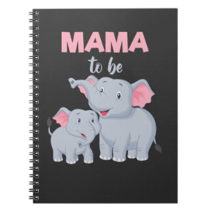 Future Mama Elephant Babydusche Notizblock