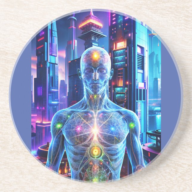 Future Man Getränkeuntersetzer (Vorne)