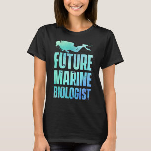 Future Marine Biologe Biology Ocean Science Studie T-Shirt