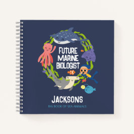 Future Marine Biologe Spiral Notebook Notizbuch