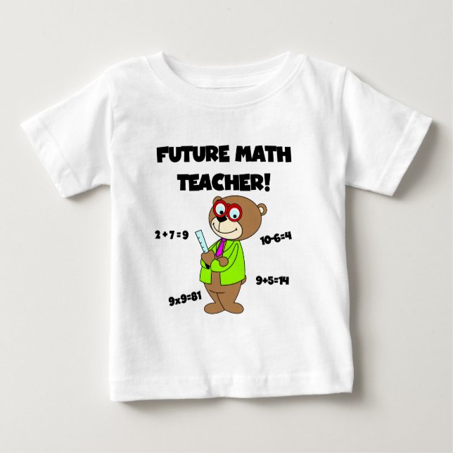 Future Mathe Teacher Tshirts und Geschenke (Vorderseite)