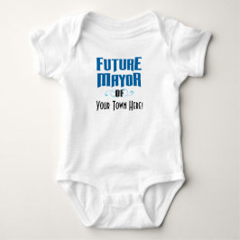 Future Mayor One-Piece Bodysuit for Baby Boy Strampler