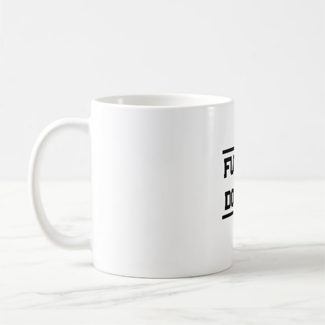 Future Medical Title Minimal Text Design Kaffeetasse (Links)