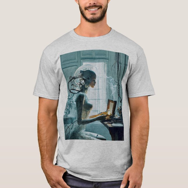 "Future Meets Intelligence" T-Shirt (Vorderseite)