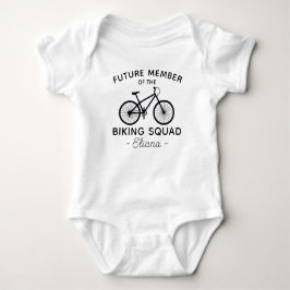 Future Member of The Biking Squad - Cycling Baby Strampler