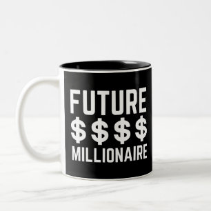 Future Millionaire Zweifarbige Tasse
