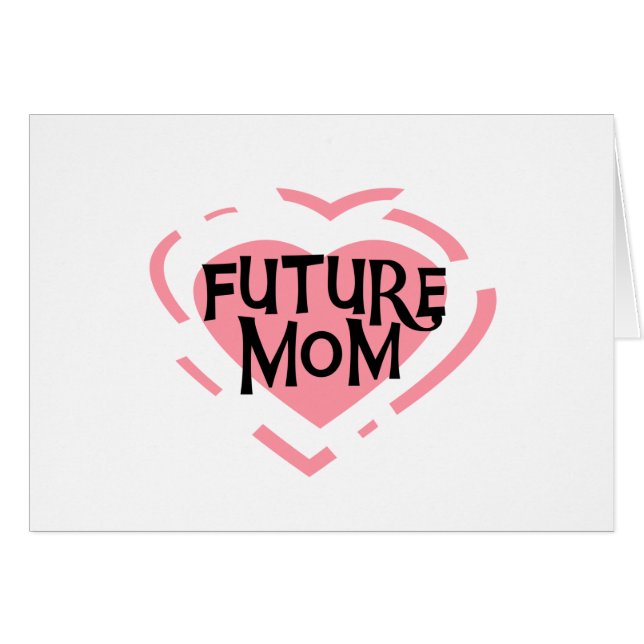 Future Mom Pink Heart Tshirts et cadeaux (Devant horizontal)