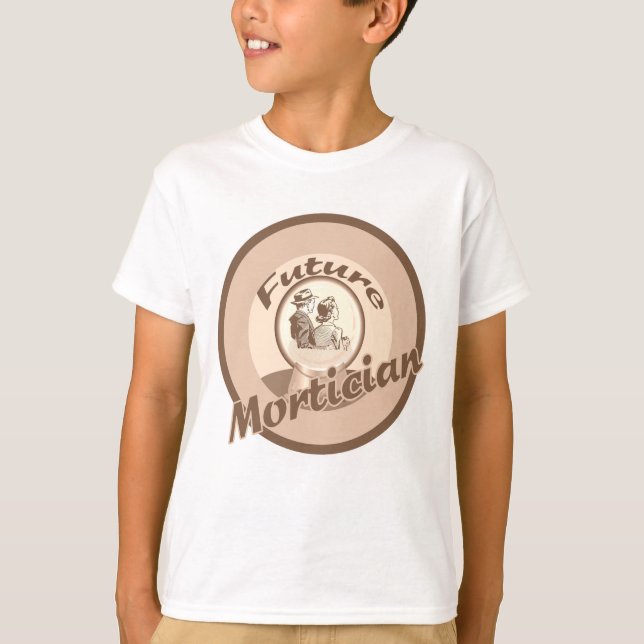 Future Mortician Kids Beruf T - Shirt (Vorderseite)