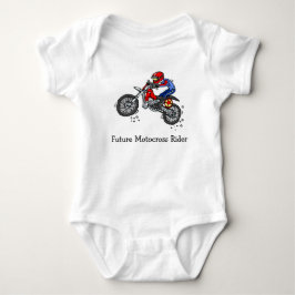 Future Motocross Rider Baby Bodysuit Baby Strampler